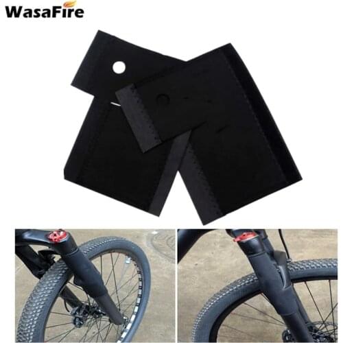 1 Pair Bicycle Front Fork Protective Pad Road Mountain Bike Fork Frame Wrap Cover Guard Protector Cycling Accessories