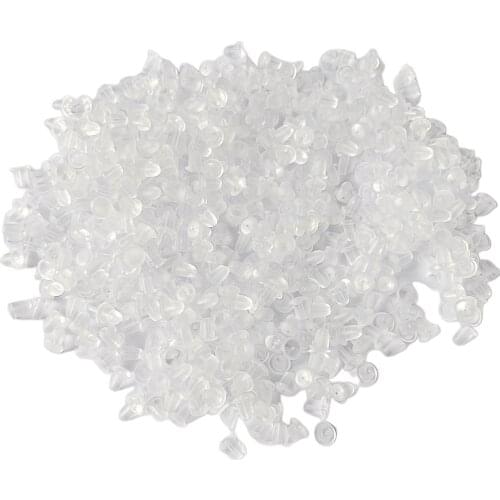 1000 x Soft Plastic Silicone Replacement Earring Backs Stoppers Earnuts