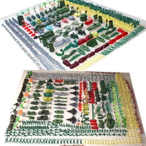 Vehicle Toy Mini Helicopter Warship Tank Military Model Suite Childrens War Game Soldier Weapon Simulated Force Scene Boy Gift