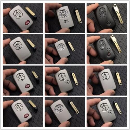 Car Keyless Smart Remote Key for Toyota Corolla Highlander Land Cruiser Avalon CHR Camry Aygo RAV4 Prado Fortuner HILUX Car Key