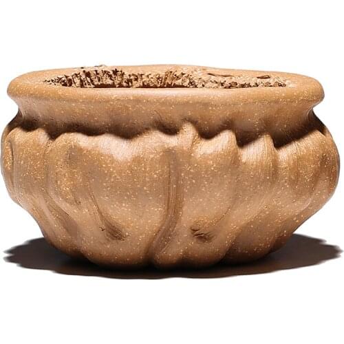 Handmade yellow Zisha Mud Tea Cup Lotus Master Mug Yixing Purple Clay Drinkwear Suit for Green Tea Dark Red