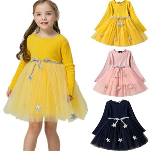 Kids Dresses for Girls Princess Party Dress Autumn Winter Childrens Clothing Birthday Baby GirlClothes 3 8 Yrs Girls Dress