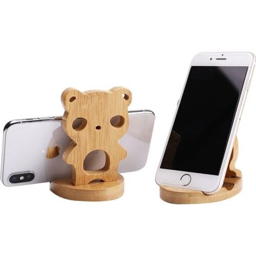 Home Decor Modern Phone Base Figurines Logo Customization Desk Decoration Animal Figures Decoration Accessories for Living Room