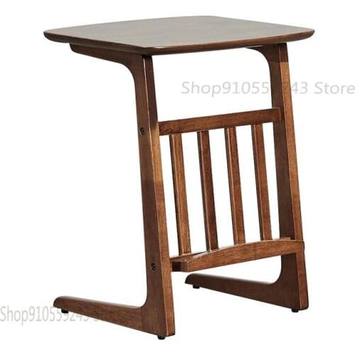 Imported Nordic Solid Wood Corner Table Designer Personality Sofa Side Table Small Flower Stand Living Room