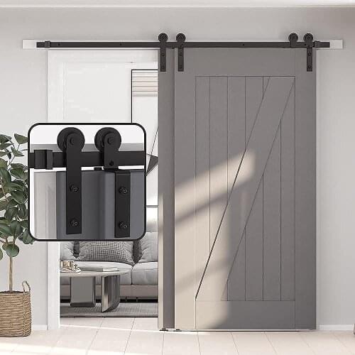 JACHOR 1200-4870mm скользящая дверь обходной канал Аксессуары для оборудования Амбарная дверь дверная арматура