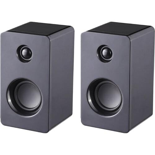R58A USB Computer Speaker PC Speaker for Laptop & Desktop Computer Portable Small Sound Bar with Higher Quality Sound