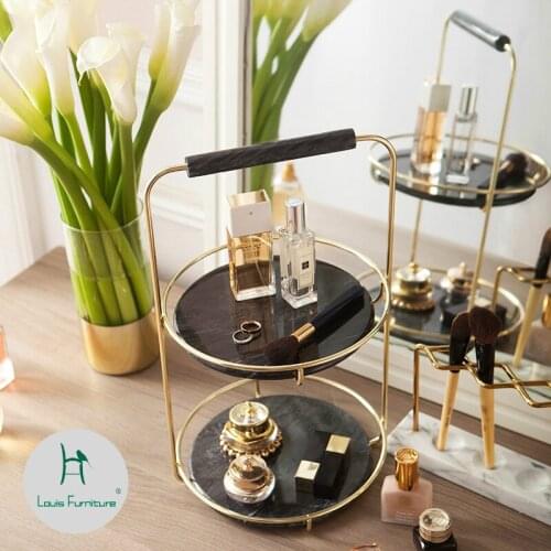 Louis Fashion Furniture Accessories Cosmetic Storage Box Rack