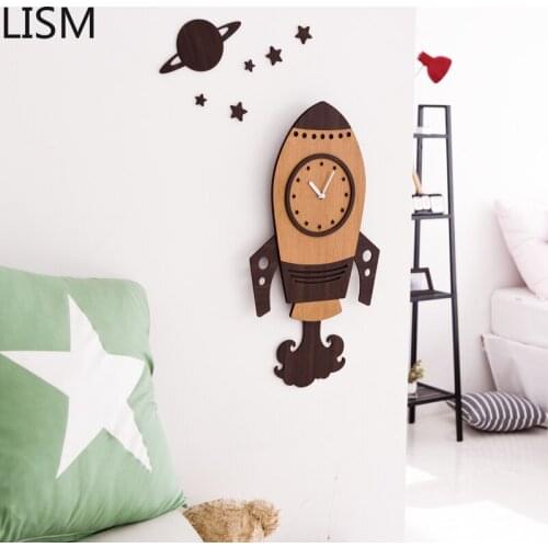Wall Clock Kids Bedroom Living Room Home Clock Mute Decoration Clock Wall Clock Wall Bedroom Personality Creativity Wall Clock
