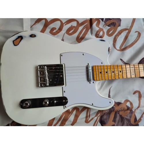 New fashion white six string electric guitar