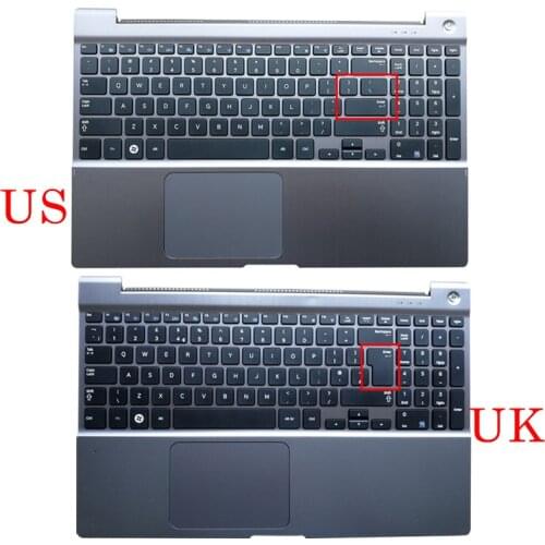NEW Original For SAMSUNG NP700Z5 NP700Z5A NP700Z5B NP700Z5C Laptop Palmrest Upper Case With Keyboard Touchpad US UK Keyboard