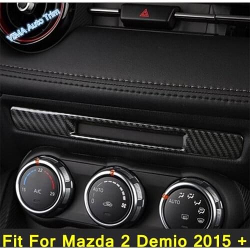 Lapetus Car Styling Dashboard Central Middle Control Console Panel Cover Trim ABS Fit For Mazda 2 Demio 2015 2016 2017 2018 2019