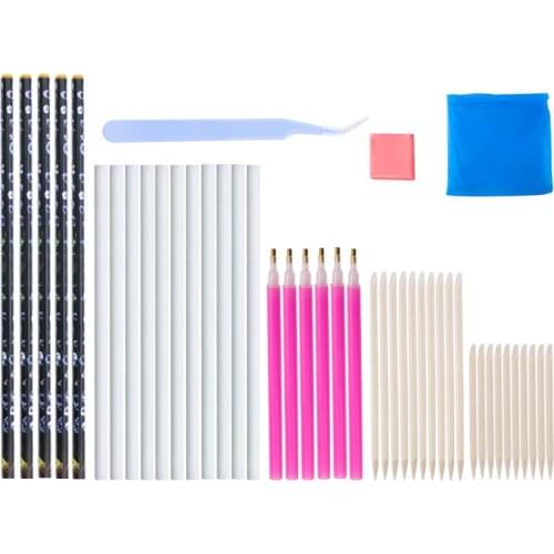 Professional Rhinestones Gems Picking Crystal Tool Wax Pencil Pen Picker Clothing Decoration Tool Diamond Painting Tools