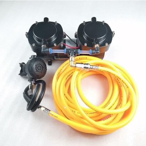 12v professional diving compressor activated carbon filter, underwater fishing artifact, bilge dredging gas supply equipment