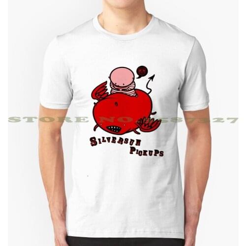 Devil Silver Fashion Vintage Tshirt T Shirts Silversun Pickups Lazy Eye Panic Switch Silversun Pickups Nightlight Freakazoid
