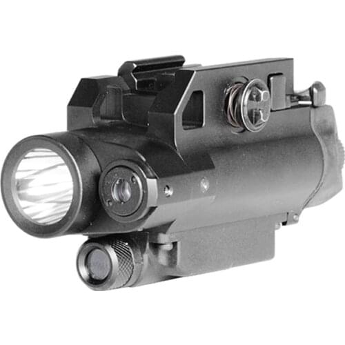 Tactical 520nm Green Laser with HD Camera High Lumen LED Flashlight Combo Sight Record Device for Pistol Rifle Self Defense