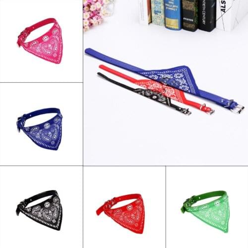 Dog Triangle Scarf Adjustable Collar Bandana Dog Collar Bibs Pet Puppy Scarf Saliva Towel Bib Pet Neckerchief Pet Accessories
