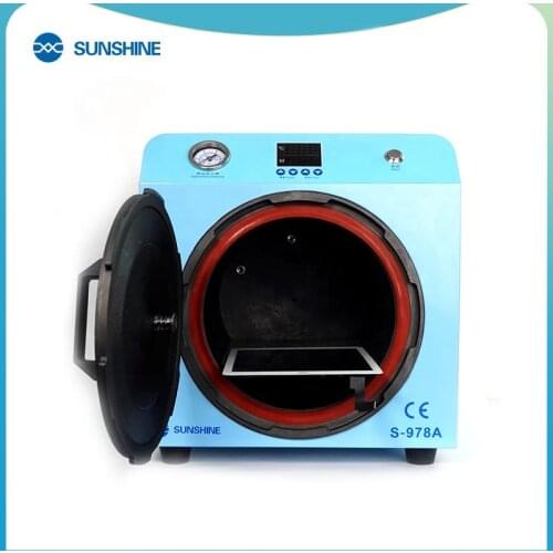SUNSHINE SS-978A One-button Intelligent defoaming machine Mini 220v/110v Oca Lcd Air Bubble Remover Machine LCD Refurbishment