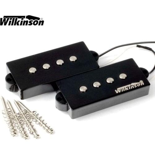Wilkinson 4 Strings WPB AlNiCo V Bass Pickups for 'PB' type guitars Precision (Black)