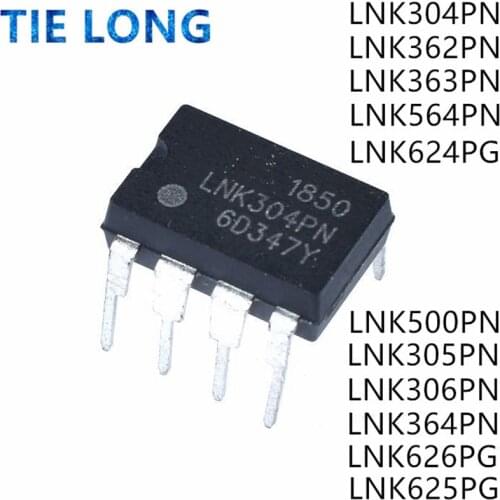 10PCS LNK304PN LNK564PN LNK305PN LNK306PN LNK364PN LNK626PG LNK362PN LNK363PN LNK500PN LNK625PG LNK624PG DIP-7 DIP LNK304 LNK306