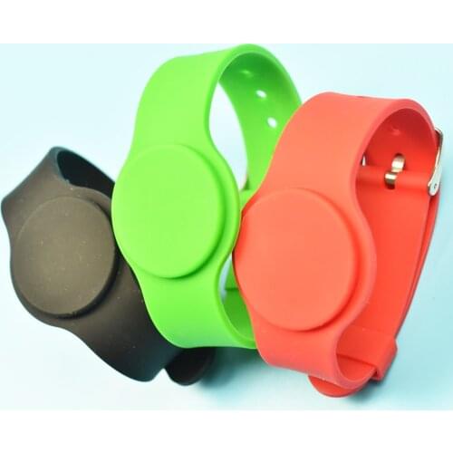 30pcs 125Khz RFID EM4305 T5577 Waterproof Proximity Rewritable Smart Adjustable Wristband Bracelet ID Card