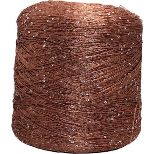 50g/Lot Shiny Sequin yarn for knitting ice silk Mercerized wool to crochet to knit yarn Thin thread hand needlework line DIY