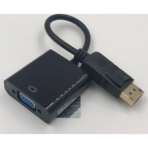 DisplayPort to VGA Adapter Male to Female DisplayPort to VGA Cable DP to VGA Converter Support 4K 1080P For Monitor Computer