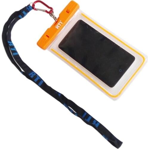 RTI High Quality PU Waterproof Mobile Pouch Liminous Case For 5.5inch Screen Phone Camera Bag Fishing Tackle Pesca Accessories