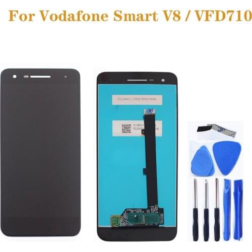 For Vodafone Smart VFD710 LCD Smart V8 LCDtouch screen display digital converter for Vodafone vfd710 mobile phone repair parts