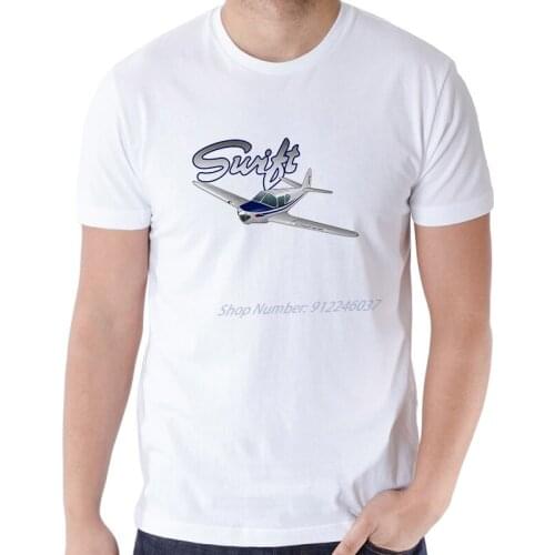 Globe Temco Swift Airplane T shirt Personalized Unisex mens T-shirt Oversized Tops Tee graphic t shirts Harajuku Men clothing