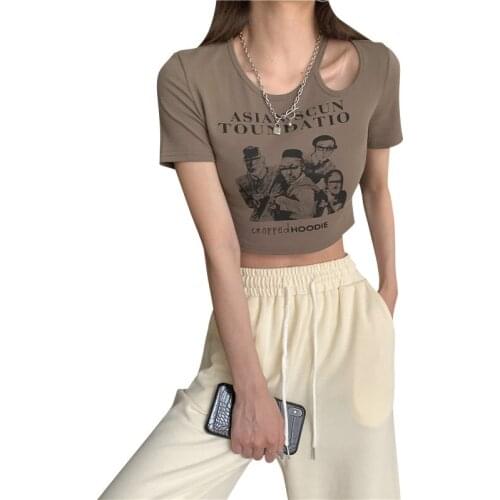 HAIZHONGXU Women's Short T-shirts