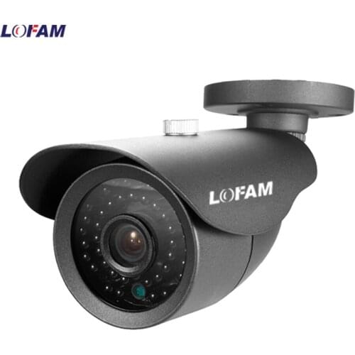 LOFAM Surveillance Camera AHD 720P 1080P CCTV Camera AHD 1MP 2MP Security Metal Indoor Outdoor CCTV Camera Black White Color Cam