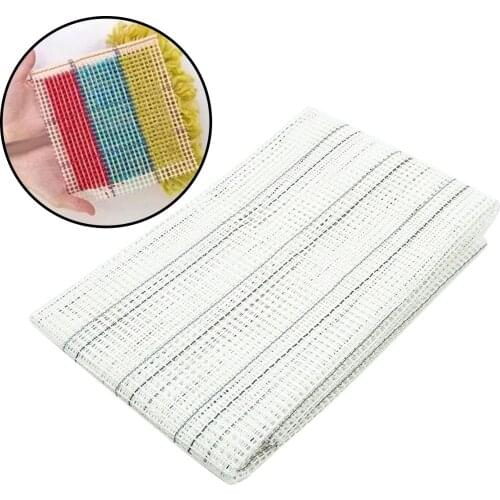 Rug Hooking Mesh Canvas Fabric for Latch Hook, Tapestry, Carpet