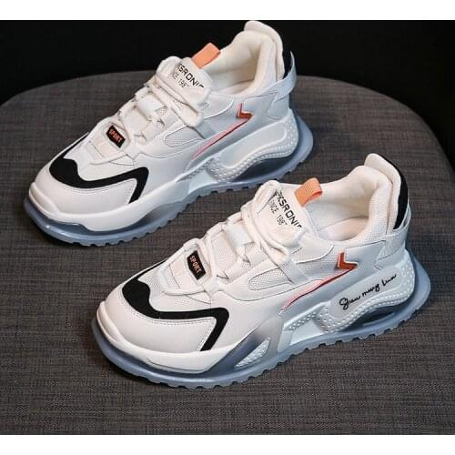 Daddy Shoes Female Ins Tide 2021 Summer New Net Red Transparent Thick Bottom Mesh Casual Breathable Sneakers