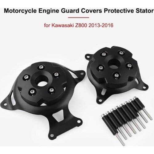 Motorcycle Engine Cover Anti-Drop Cover Engine Protection Block for 2016 Kawasaki Z800 CNC 6061-T6 Aluminum plastic