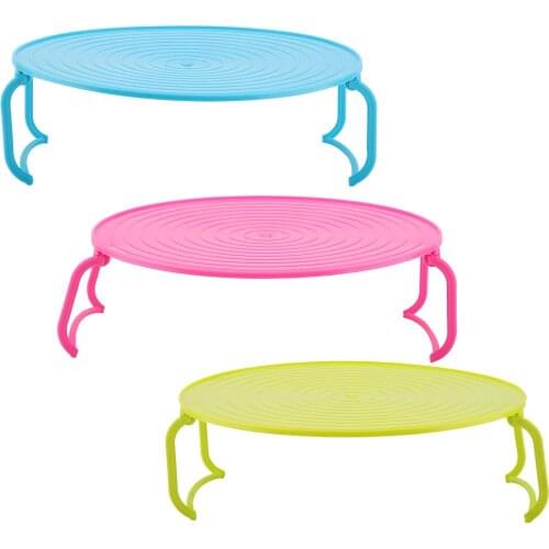 New Multifunctional Pans Plastic Microwave Oven Heating Layered Steaming Rack Reusable Cooking Tray Rack Organizer Kitchen Tools