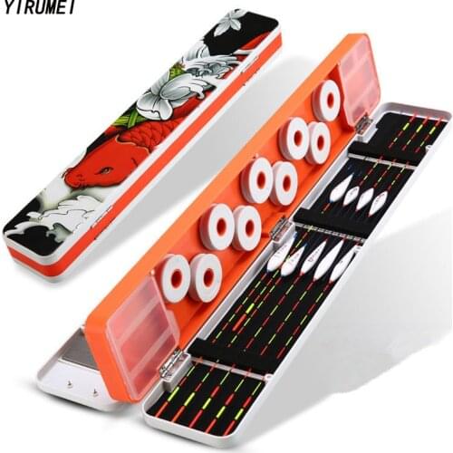 Multifunctional Fishing Tackle Box Fishing Float Fishing Line Winding Board Accessories Tool Storage Box Fishing Supplies