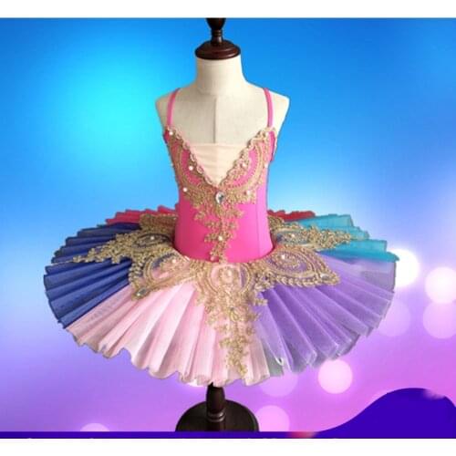 2019 New Adult Professional Ballet Tutus For Kids Swan Lake Ballet Dress Pancake Tutu Leotard Ballet Clothing For Girls