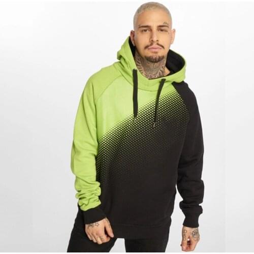 2021 New European and American mens color contrast sweater long sleeve Hoodie football fitness training casual sportswear
