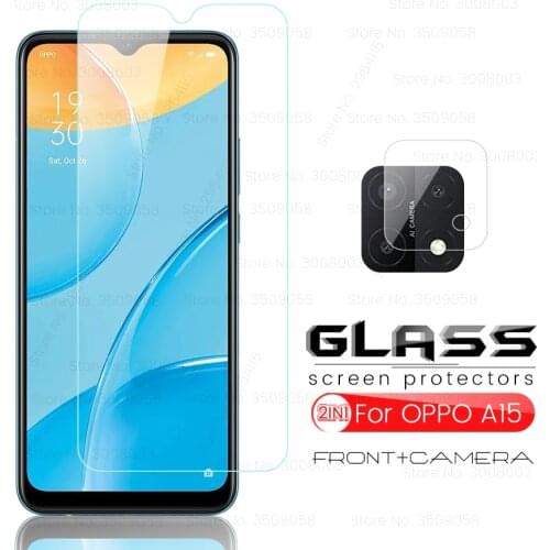 Oppoa15 glass camera lens protector for oppo a15 a 15 15a 2020 6.52'' smartphone protective tempered glass cam film guard cover