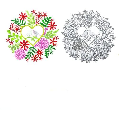 Julyarts Circle Heart Bird Scrapbooking Nouveautes Cutting Dies 2021 For DIY Scrapbooking Paper Card Making Craft Engraving Data