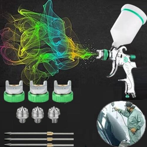 Professional HVLP Spray Guns 1.4/1.7/2.0mm Sprayer Paint Airbrush Mini Spray Gun for Painting Aerograph Cars Tool Hot Selling