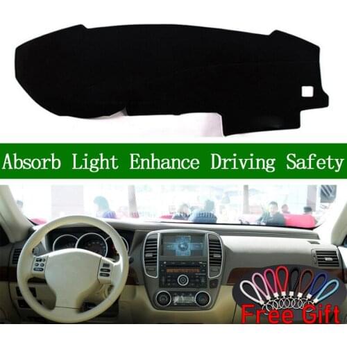 For Nissan Sentra nismo Sylphy 2006-2011 Dashboard Cover Sun Shade Non-slip Dash Mat Carpet Car Stickers Interior Accessories