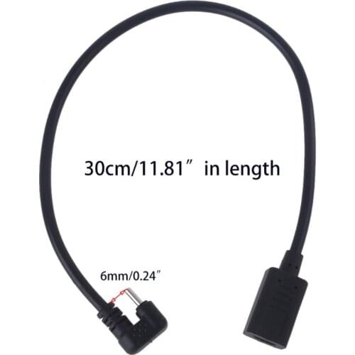 H7JF 0.3m U Shape Data Cable 180 Degree U-Shaped USB C Male to Female Data Transfer Cable for Playing Games