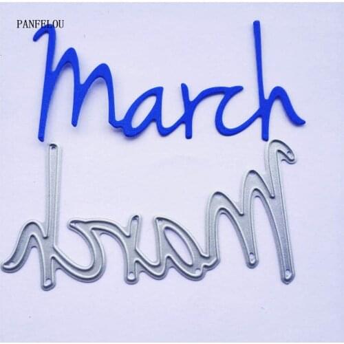 In march Scrapbooking DIY Easter wedding album cards paper die metal craft stencils punch cuts dies cutting