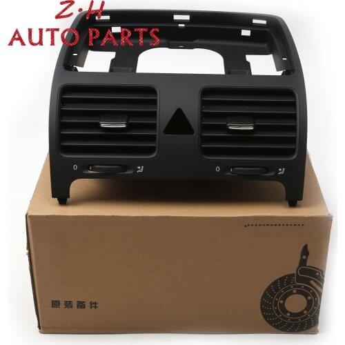 NEW Black Front Dash Central Air Outlet Vent 1K0 819 728 F For VW Volkswagen Jetta Golf MK5 GTI Rabbit 2006-2009 1K0 819 728 H