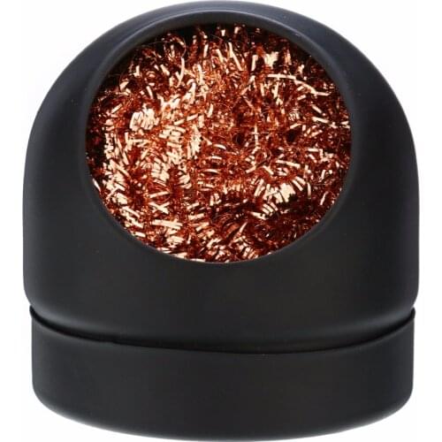 Solder Iron Tip Cleaner Ball Welding Solder Iron Tip Cleaner Ball Holder with Steel Wire Sponge Solder Cleaner Welding Tips