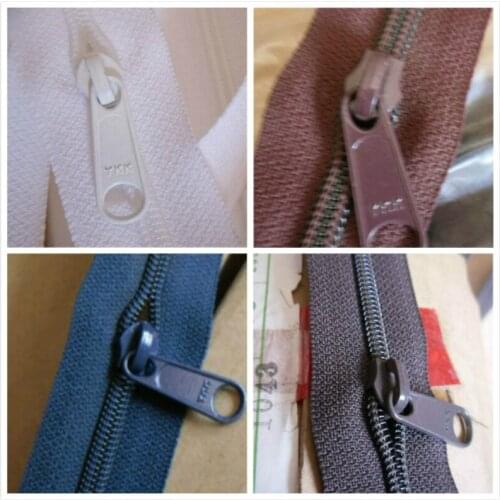 20M/LOT Continuous YKK Zipper chain COIL NYLON ROLL Tape OR SLIDER for Sofa Sleeping Bag BEDDING SET TENT Sewing Accessories