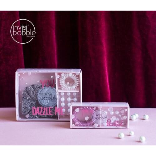 2020 invisibobble christmas hair accessories gift set hair ring hairpin hair rope scrunchie hairstyle ponytail hairbun prensent