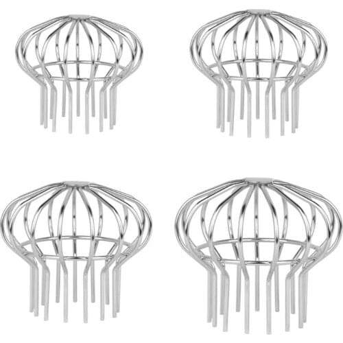 304 Stainless Steel Floor Drain Strainer Outdoor Roof Anti Blocking Line Round Net Cover Drainage Leak Gutter Guard