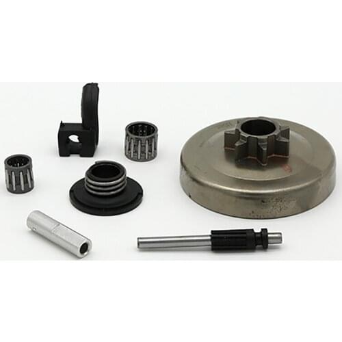 .325" 7T Clutch Drum Bearing Oil Pump Piston Oiler Worm Gear Kit For Husqvarna 340 345 Jonsered 2145 2150 Gas Chainsaw Parts